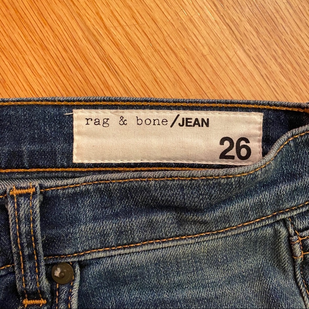 Dre Distressed & Repaired Mid-Rise Skinny Jeans - Picture 5 of 6